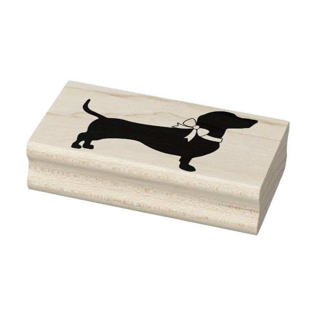Dachshund Wiener Dog Puppy Rubber Stamp (Stamp)