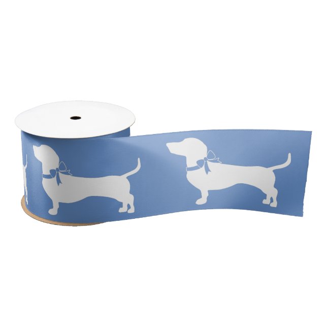 Dachshund Wiener Dog Puppy Satin Ribbon (Spool)