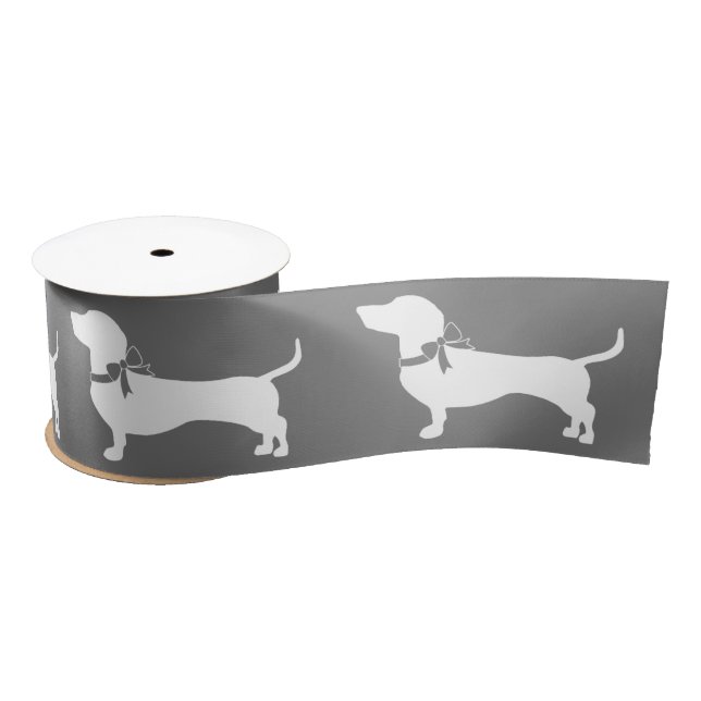 Dachshund Wiener Dog Puppy Satin Ribbon (Spool)