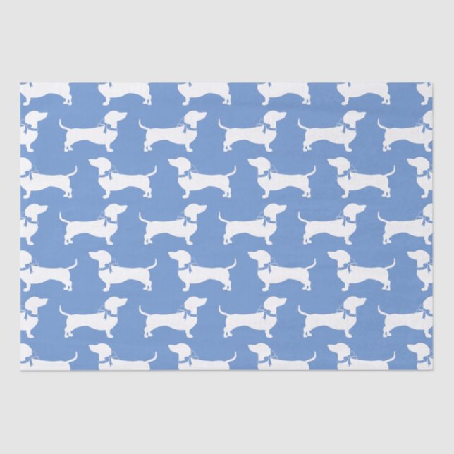 Dachshund Wiener Dog Puppy Tissue Paper (Front)