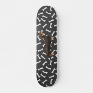Dachshund wiener dog skateboard