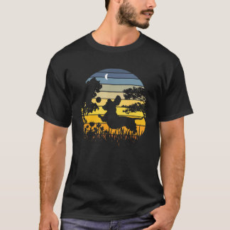 Dachshund - Wiener Dog - Sunset - Garden - Nature T-Shirt
