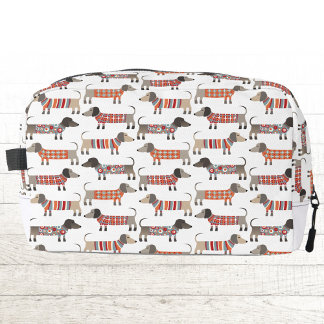 Dachshund Wiener Sausage Dog Dopp Kit