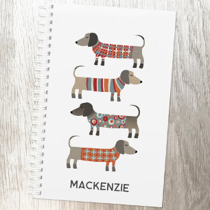 Dachshund Wiener Sausage Dog Personalised Planner