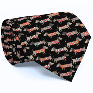 Dachshund Wiener Sausage Dog Tie