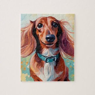 DACHSHUND Wienerdog fun kids puzzle 