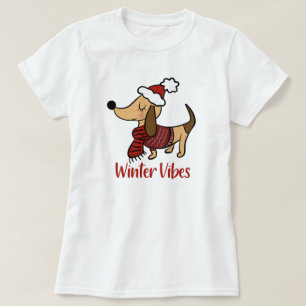 Dachshund Winter Dog T-Shirt