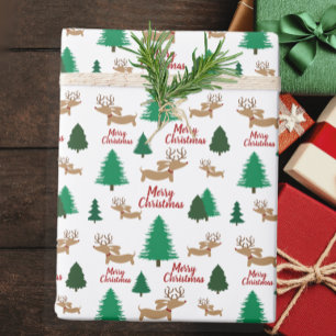 Dachshund Winter Wonderland Christmas Gift Wrap