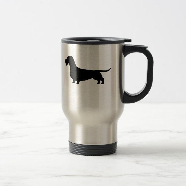 Dachshund (Wire Hair) Travel Mug (Right)