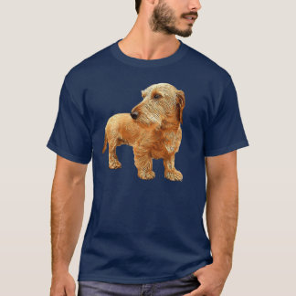 Dachshund Wire Haired Red Beauty friends T-Shirt