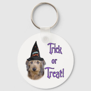 Dachshund (wire) Trick Key Ring