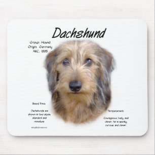 Dachshund (wirehair) History Design Mouse Mat