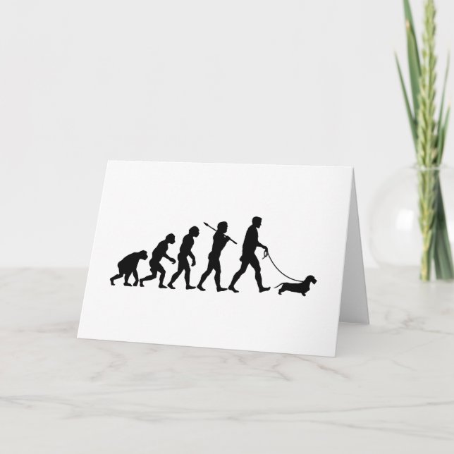 Dachshund Wirehaired Card (Front)