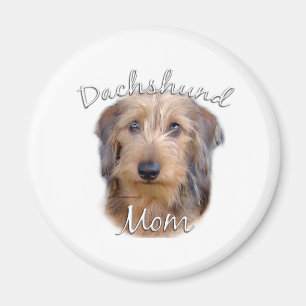 Dachshund (wirehaired) Mum 2 Magnet