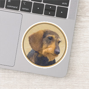 Dachshund (Wirehaired) Painting Original Dog Art