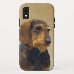 Dachshund (Wirehaired) Painting Original Dog Art iPhone XR Case