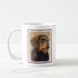 Dachshund (Wirehaired) Painting Original Dog Art Coffee Mug