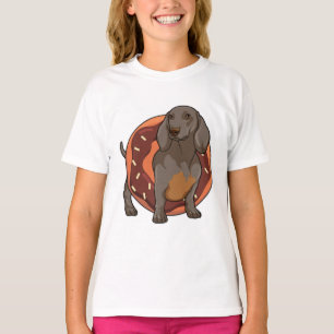 Dachshund with Donut T-Shirt
