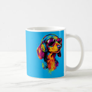 Dachshund With Sungles Dachshund Doxie Wiener Dog Coffee Mug