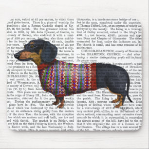 Dachshund With Woolly Sweater Mouse Mat