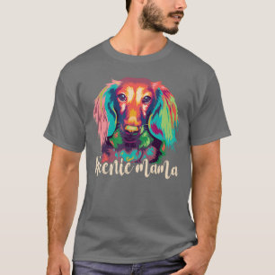 Dachshund Women Weenie Mama Weiner Dog Mom funny T-Shirt