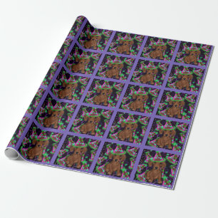 Dachshund wrapping paper