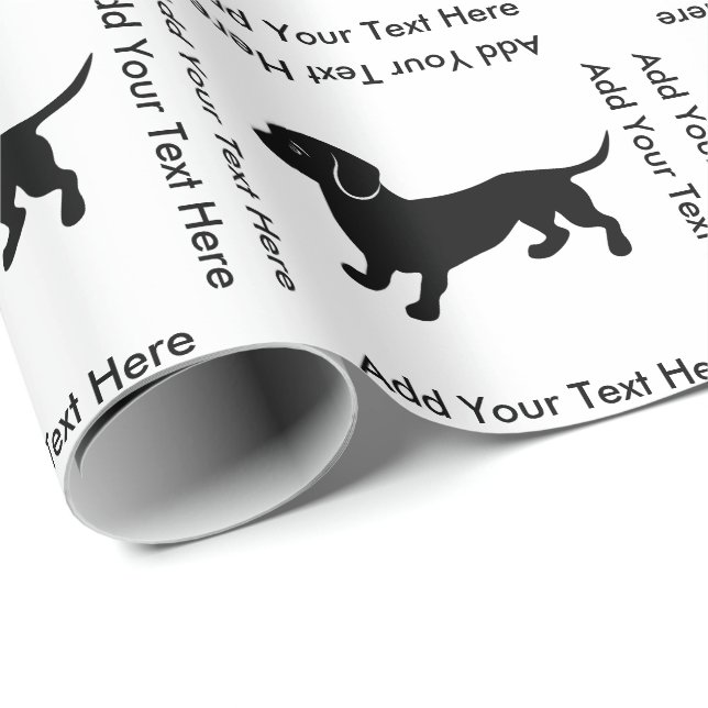 Dachshund Wrapping Paper (Roll Corner)