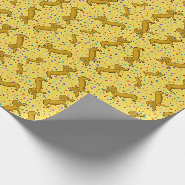 Dachshund Wrapping Paper (Corner)