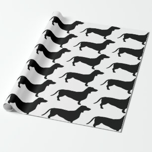 Dachshund wrapping paper