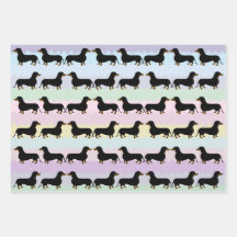 Dachshund Wrapping Paper Sheets