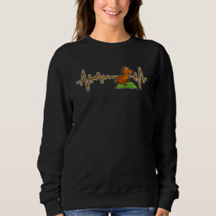 Dachshund Yoga Poses Sport Gymnastics Ohmmm Heartb Sweatshirt