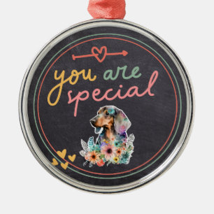 Dachshund You Are Special Metal Tree Decoration