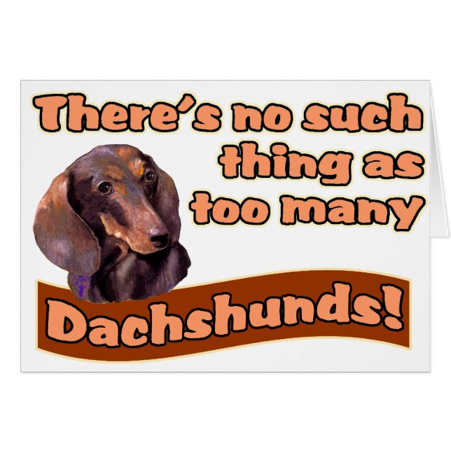 DACHSHUNDS (Front Horizontal)
