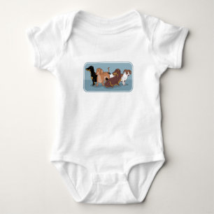Dachshunds Baby Bodysuit