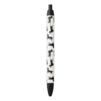 Dachshunds Black and Tan Doxie Pattern Ink Pen
