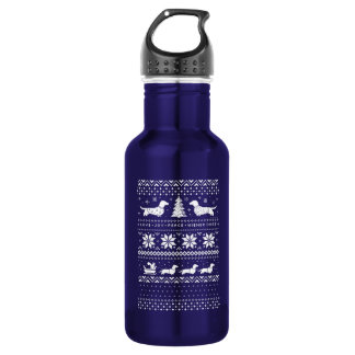 Dachshunds Christmas 532 Ml Water Bottle