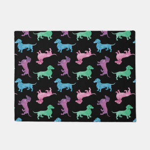 Dachshunds Doormat Cute Pattern