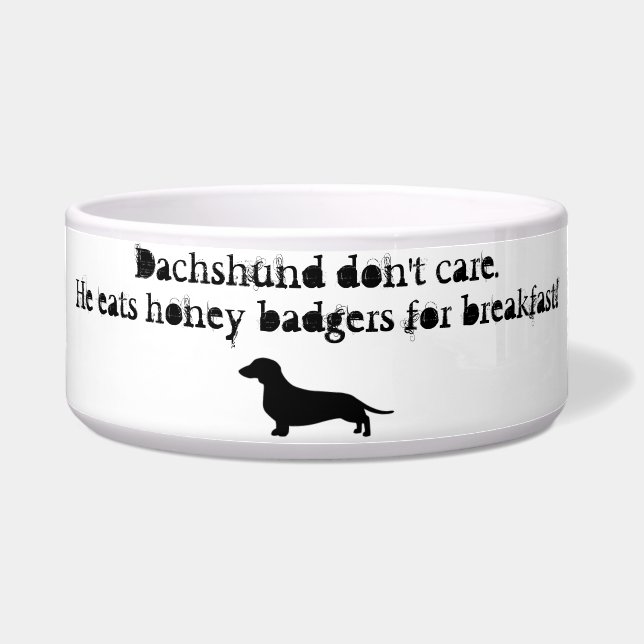 Dachshunds eat honey badgers (Front)