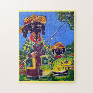 DACHSHUNDS JIGSAW PUZZLE