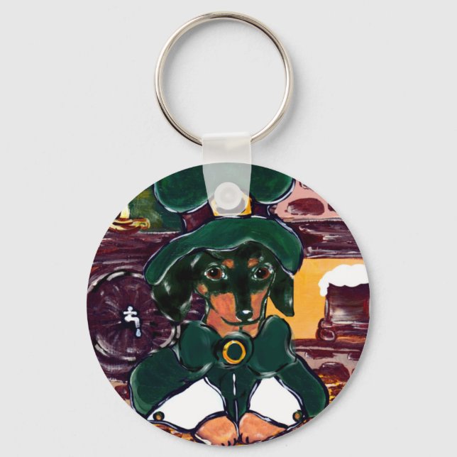 Dachshunds Key Ring (Front)