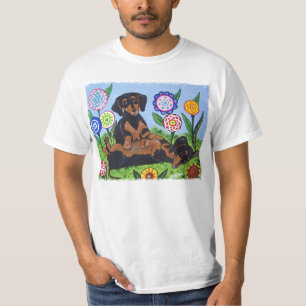 Dachshunds Love to Play T Shirt