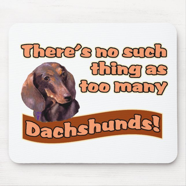 DACHSHUNDS MOUSE MAT (Front)