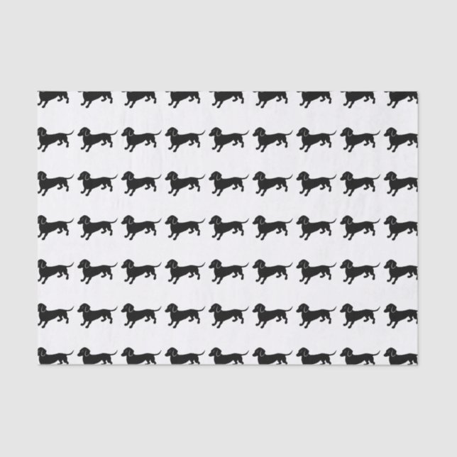 Dachshunds Pattern Tissue Paper (Front)