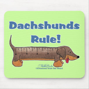 Dachshunds Rule Mouse Mat