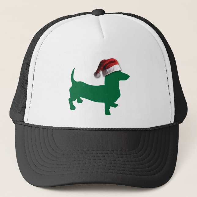 Dachshunds with Christmas Hats (Front)