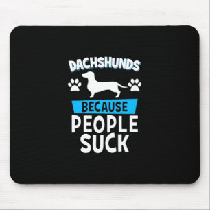 Dachshunds With My Friends Mouse Mat