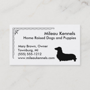 Dachsund Business Card