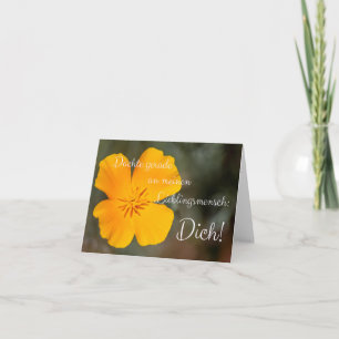 Dachte gerade an meinen Lieblingsmensch: Dich! Card