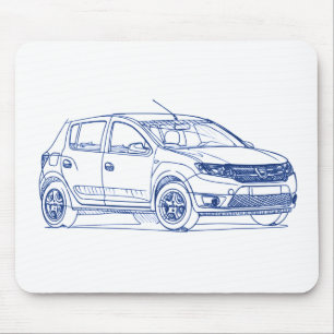 Dacia Sandero 2013 Mouse Mat