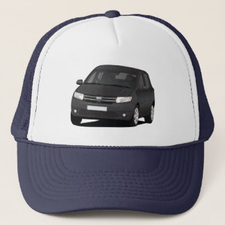 Dacia Sandero - illustration - black Trucker Hat
